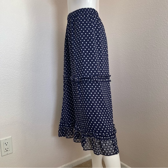 1.State 2X Navy blue polkadot skirt new with tag - Picture 10 of 15